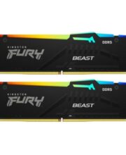 رم کامپیوتر و لپ‌تاپ (RAM) Kingston مدل DDR5 6000 CL40 BEAST RGB BLACK 64